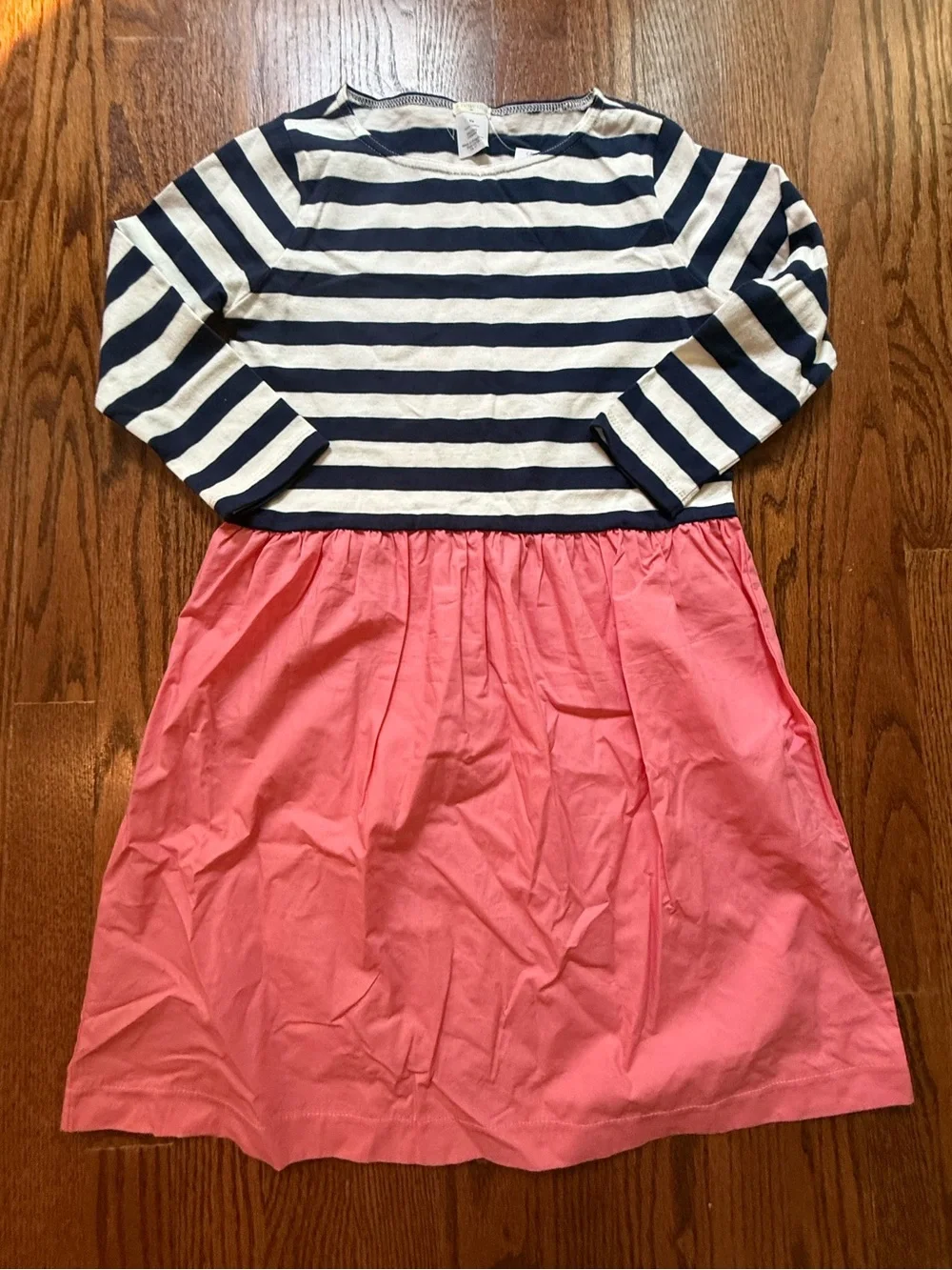 NEW Crewcuts Navy, White & Pink Dress Sz 10